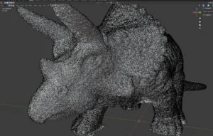 Triceratops_Photogrammetry_Blender_Tris